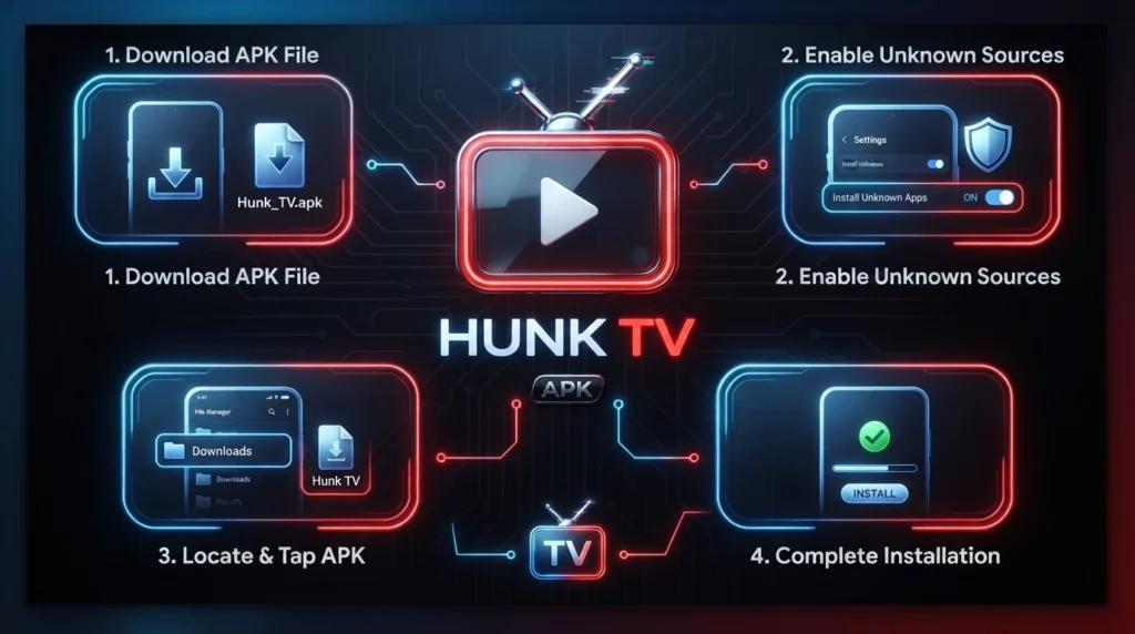 Download Hunk TV APk